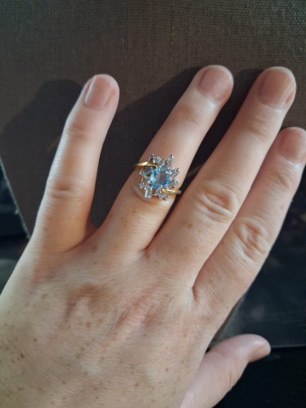 14kt Electrogold plated ring
